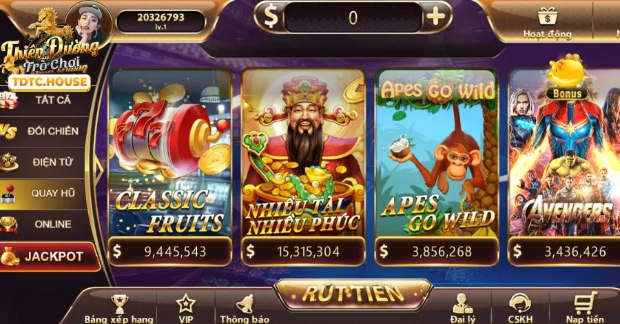Giới hạn nạp tiền và cược